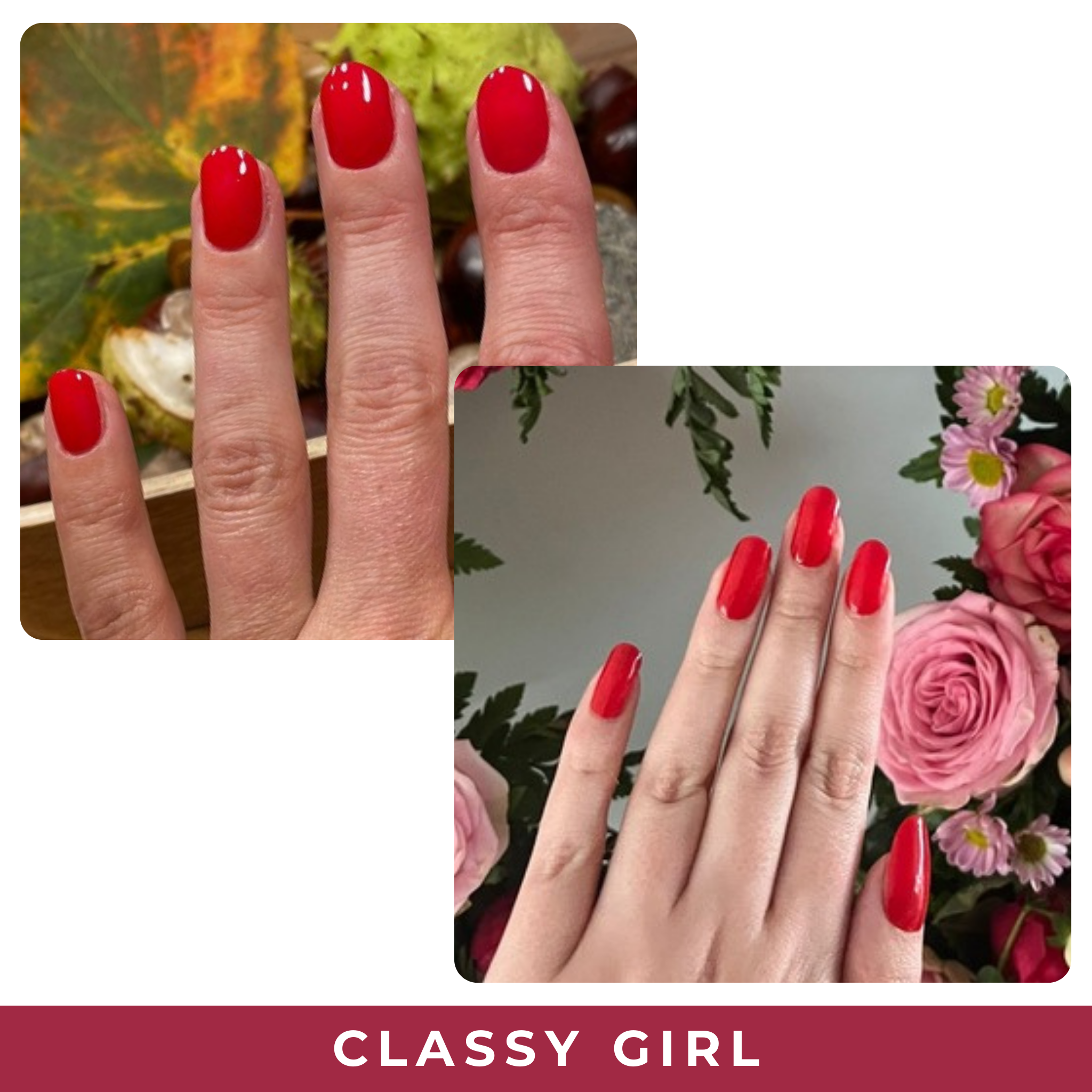 PINKYPACT Classy Girl – klassisch-elegante UV Gel Nagelfolie, Farbswatch
