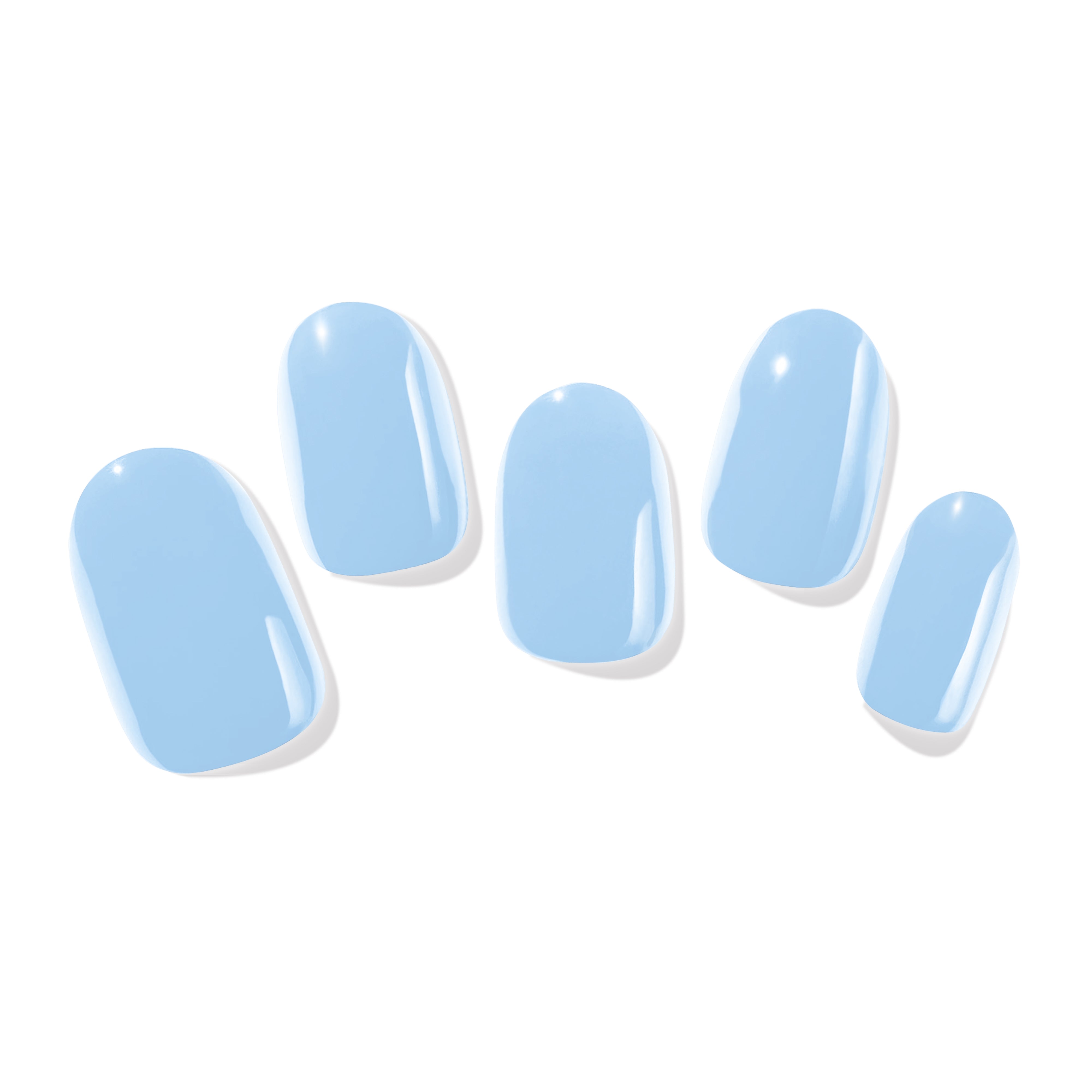 PINKYPACT Pool Party – UV Gel Nagelfolie auf Fingernägeln