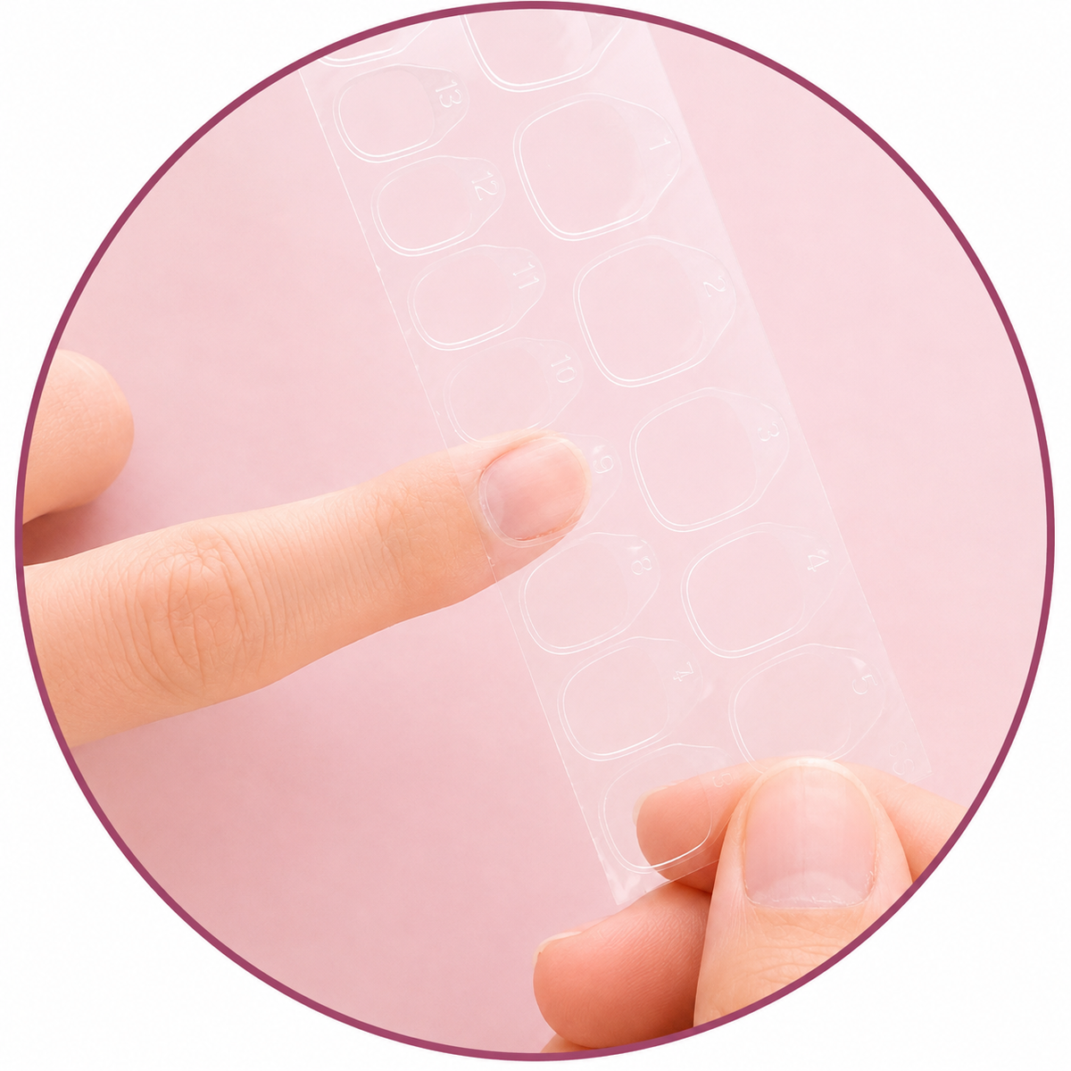PINKYPACT Glue Pads – doppelseitige Klebepads in 15 Größen