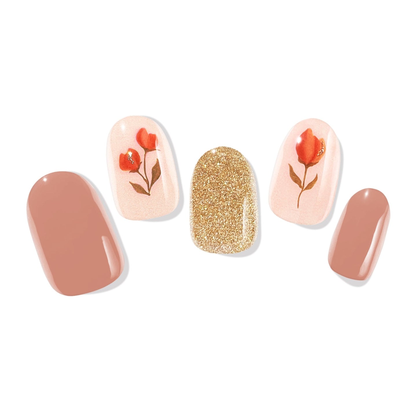 Poppy Blossom - PINKYPACT UV Gel Nagelfolien