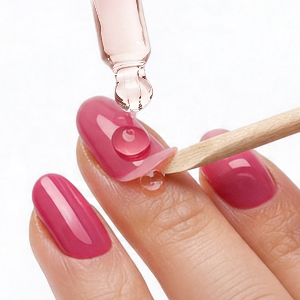 Das Ablösen der UV Gel Folien