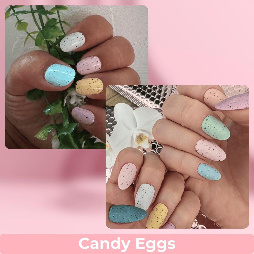 Candy Eggs - UV Gel Nagelfolien