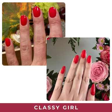 PINKYPACT Classy Girl – klassisch-elegante UV Gel Nagelfolie, Farbswatch