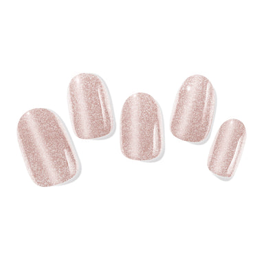 PINKYPACT Milky Way – UV Gel Nagelfolie auf Fingernägeln