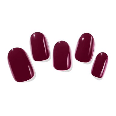 PINKYPACT Wine o'clock – UV Gel Nagelfolie auf Fingernägeln