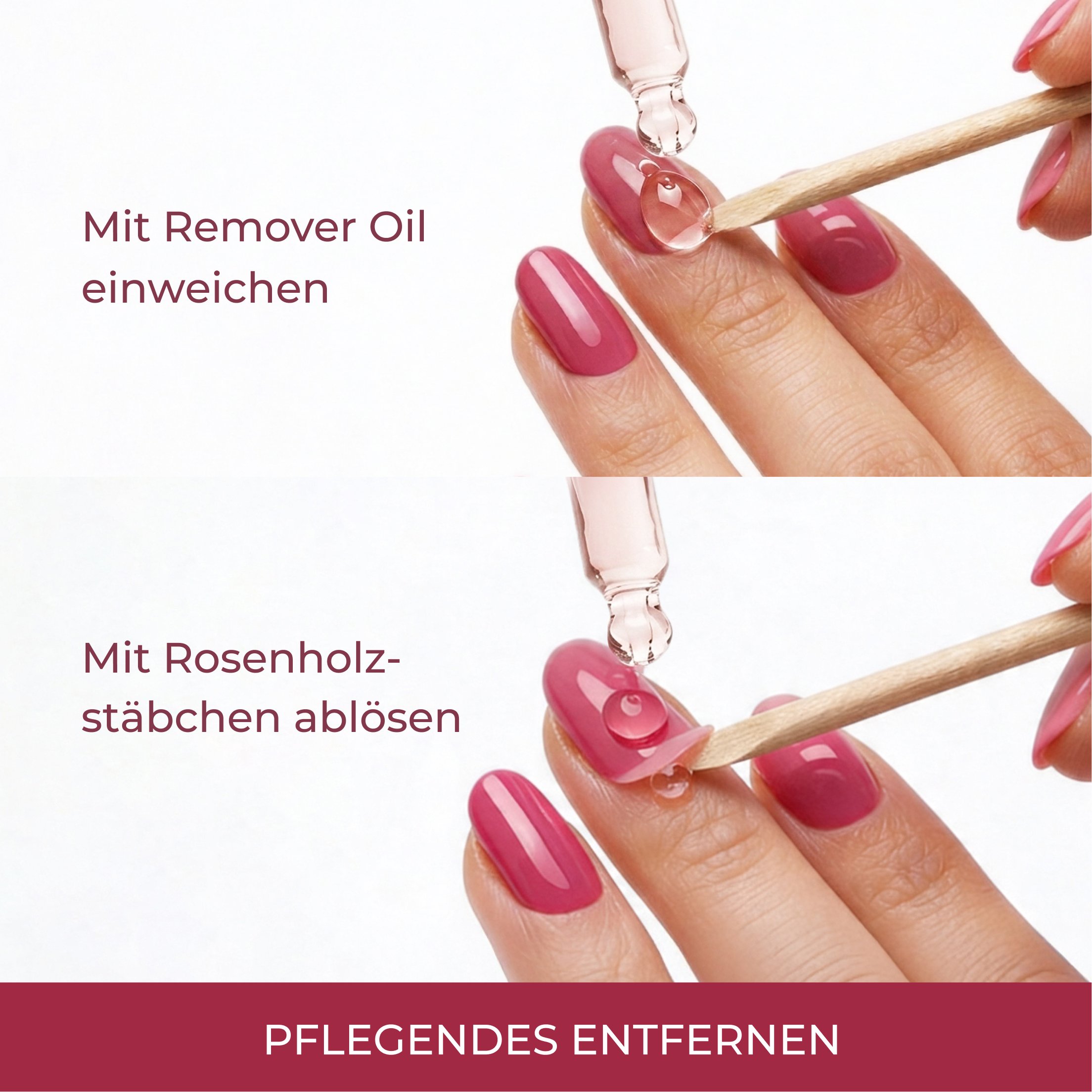 Pflegendes Entfernen