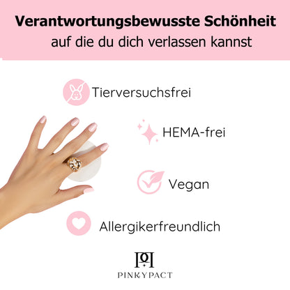 Café au Lait - PINKYPACT UV Gel Nagelfolien