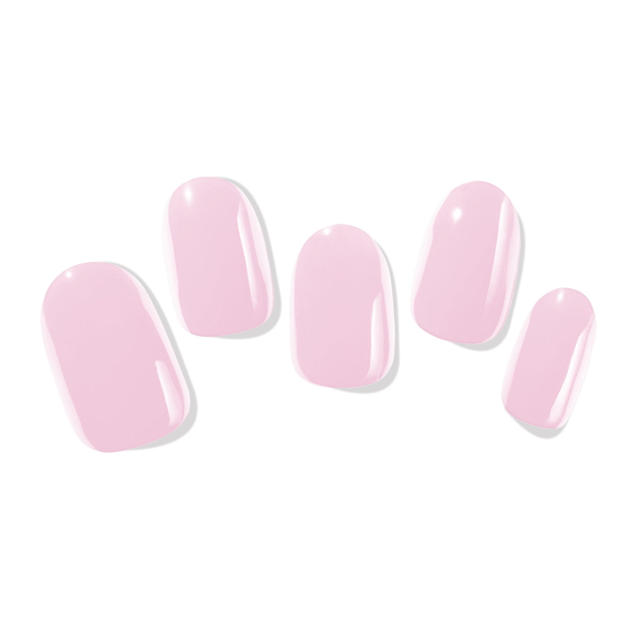 PINKYPACT Cotton Candy – UV Gel Nagelfolie auf Fingernägeln