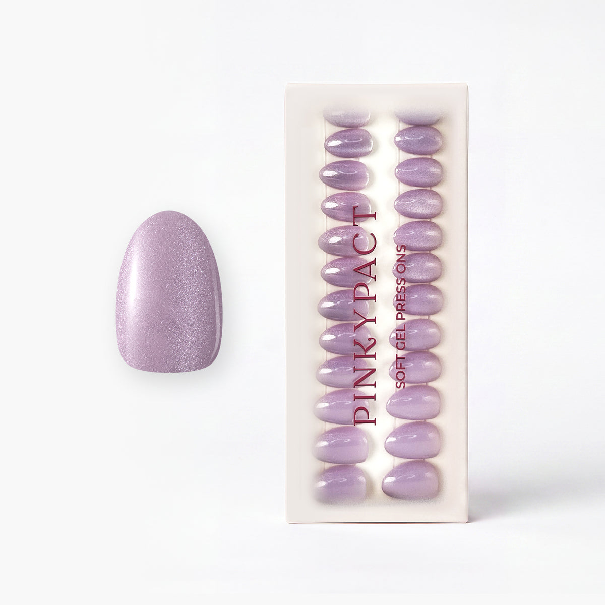 Lavender Cateye Short Almond