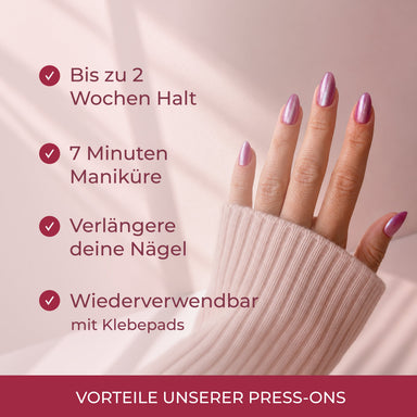 Vorteile unserer Press-Ons
