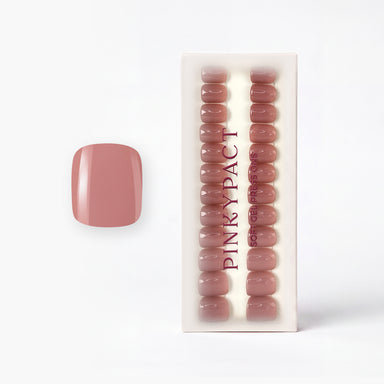 Vintage Blush Extra Short Square