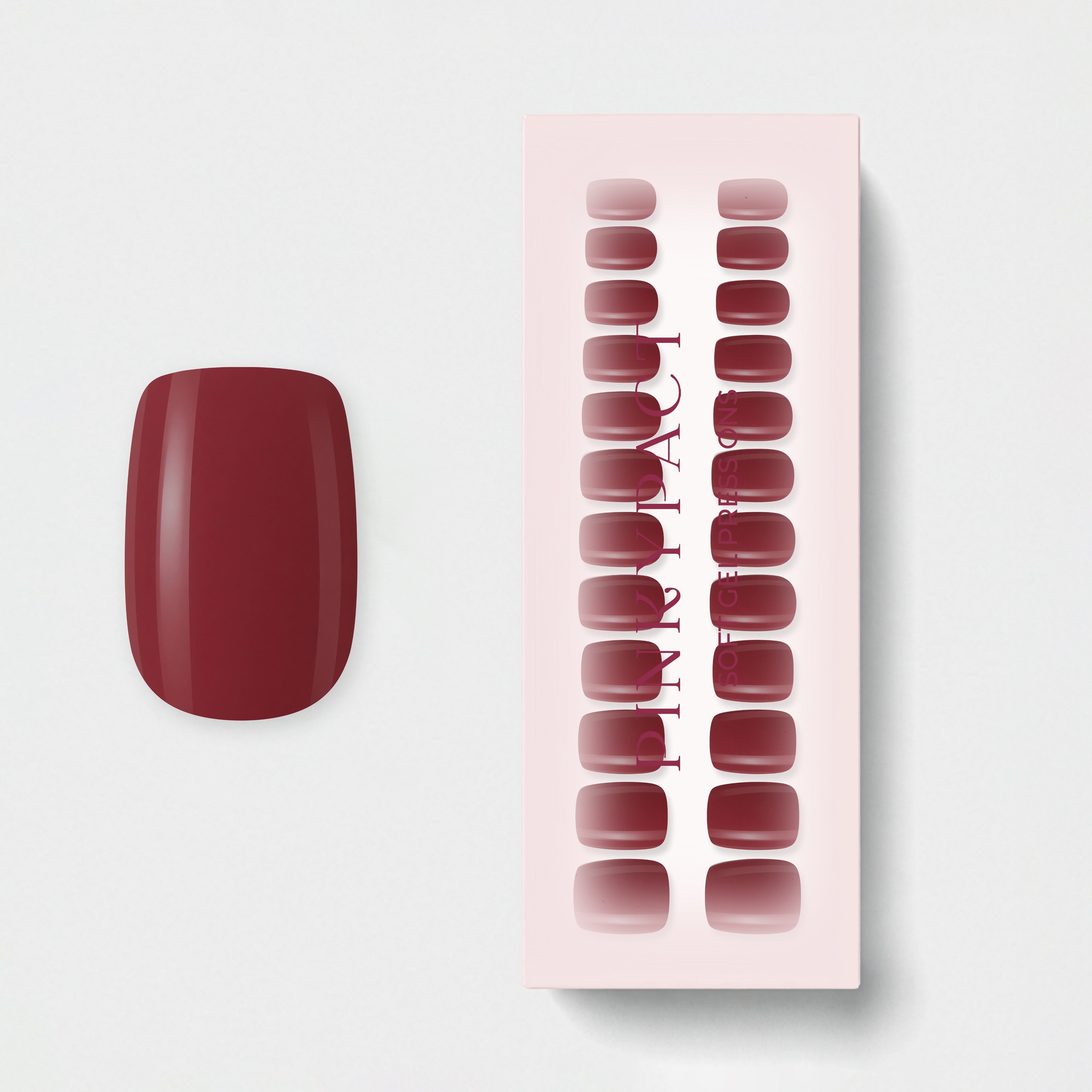 Wine Velvet Medium Square